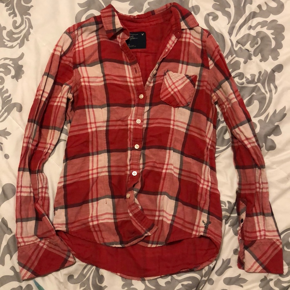 Plaid top